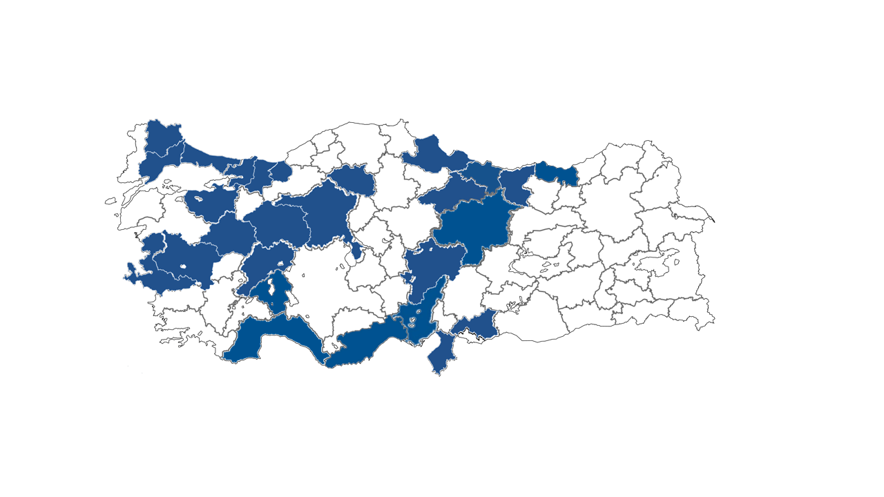 Referanslarımız Haritası